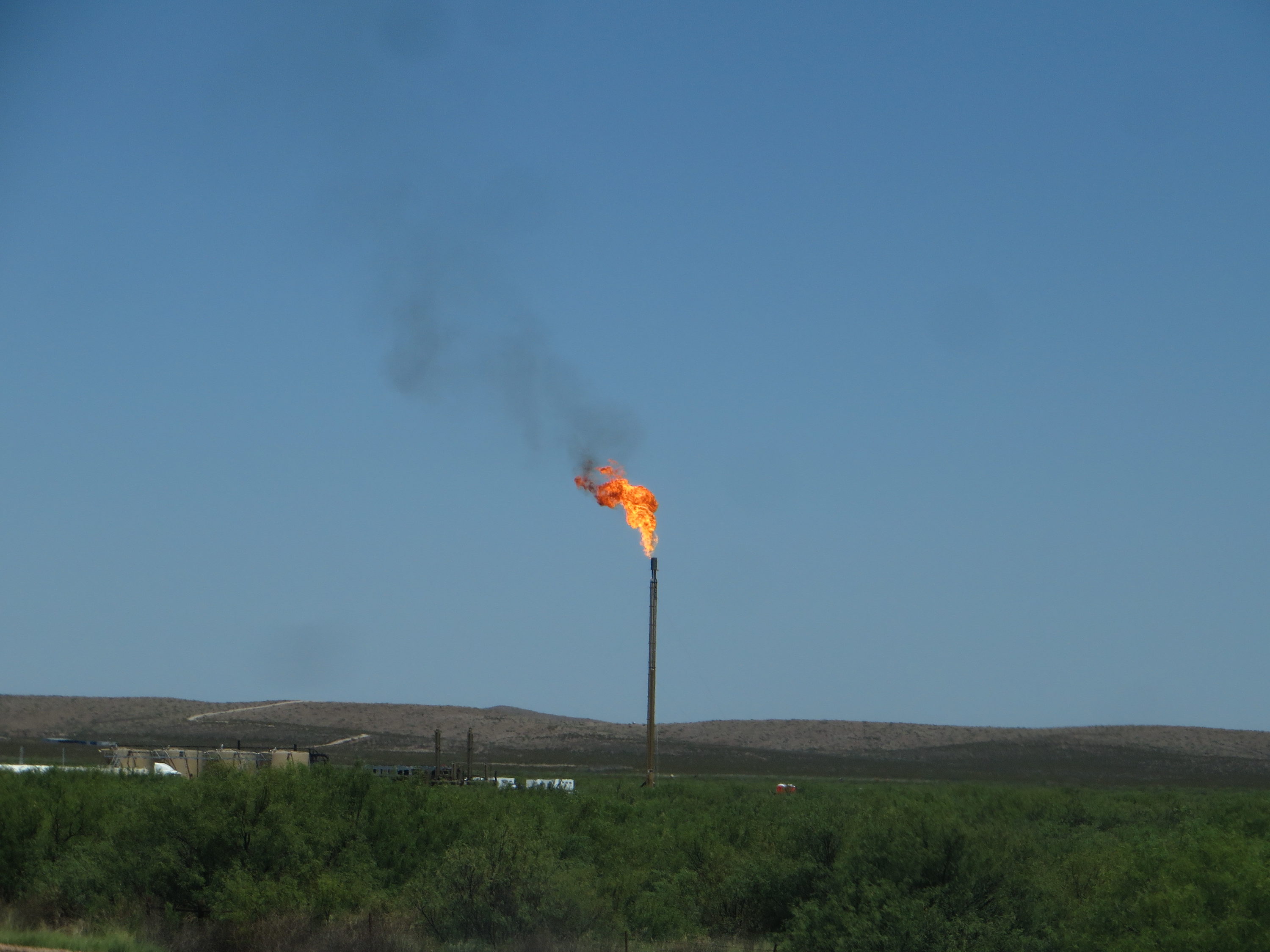 oil flaring texas
