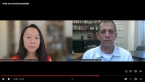 FAIR Act virtual round table event. 